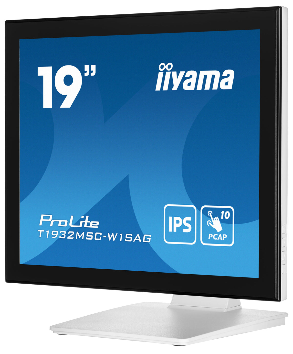 iiyama ProLite T1932MSC-W1SAG computer monitor 48.3 cm (19&quot;) 1280 x 1024 pixels Full HD LED Touchscreen Tabletop White