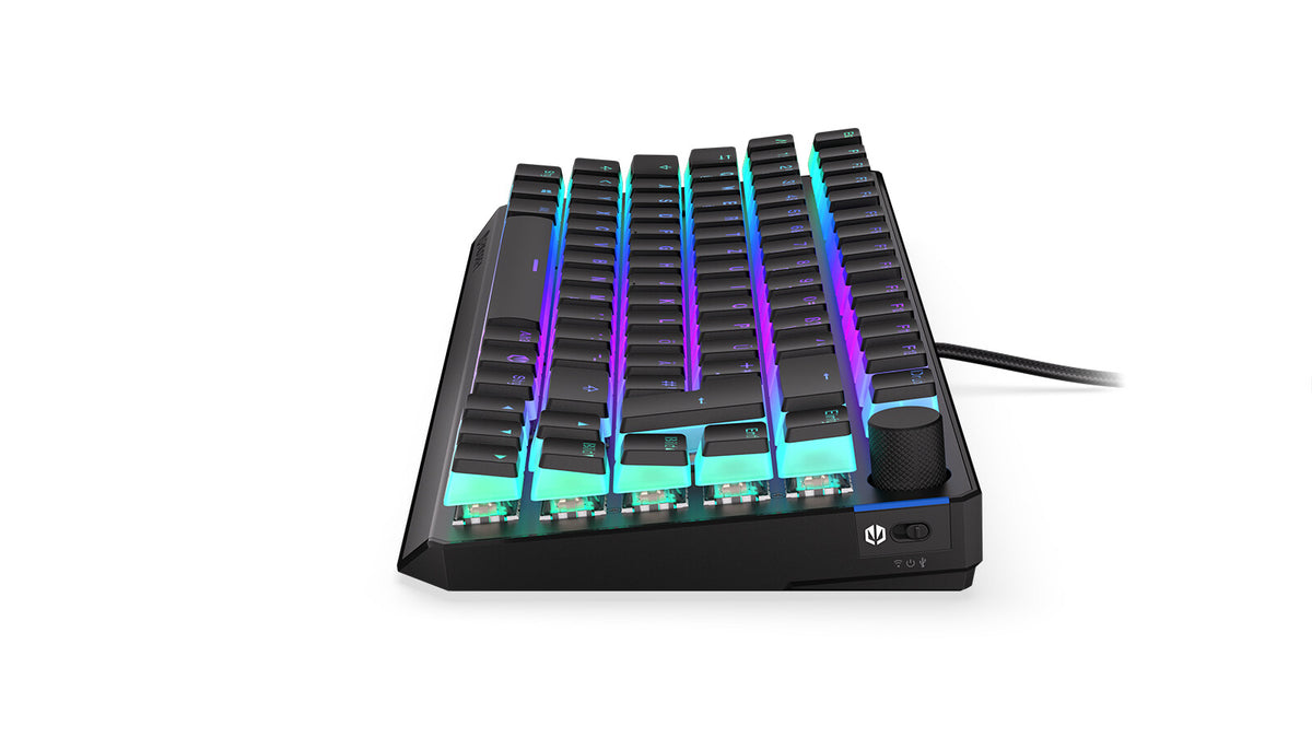 ENDORFY Thock 75% - USB Wired + RF Wireless RGB Mechanical Keyboard in Black (QWERTZ German)