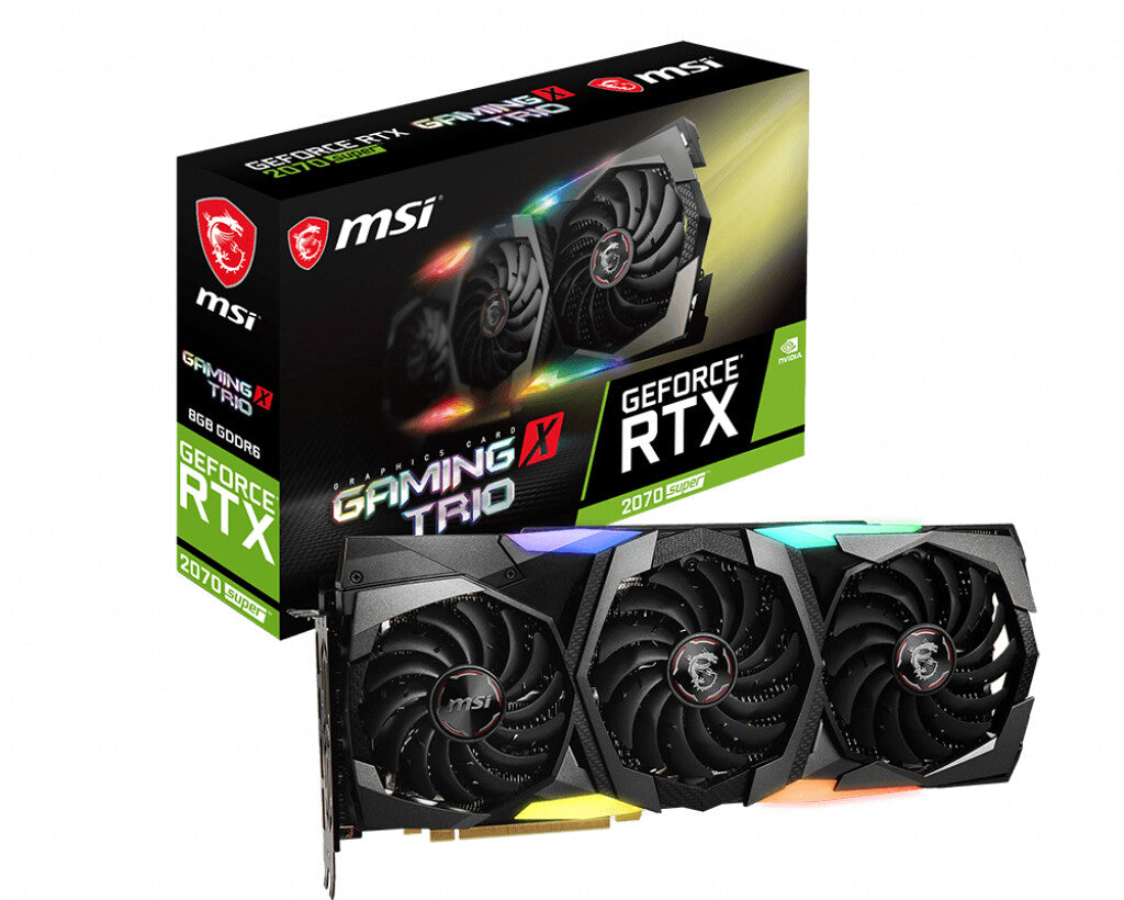 MSI GAMING X TRIO - NVIDIA 8 GB GDDR6 GeForce RTX 2070 SUPER graphics card