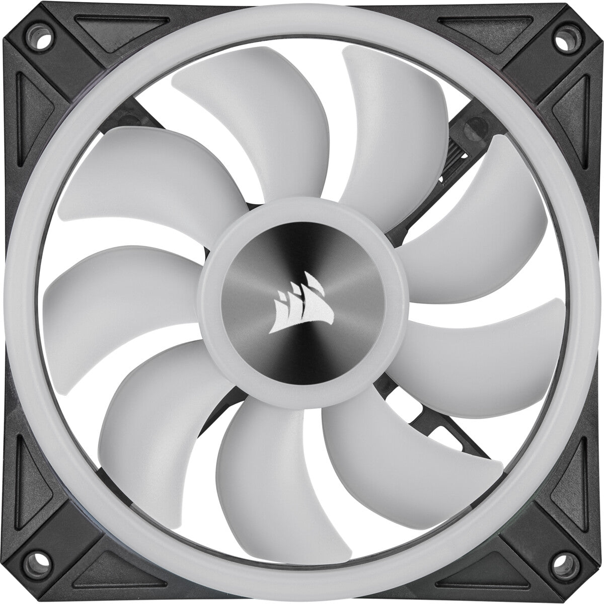 Corsair iCUE QL120 RGB - Computer Case Fan in Black / White - 120mm (Pack of 3)