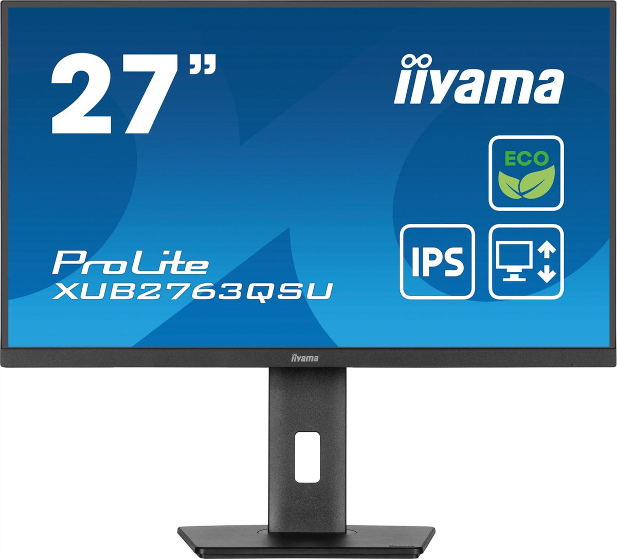 iiyama ProLite XUB2763QSU-B1 - 68.6 cm (27&quot;) - 2560 x 1440 pixels FHD LED Monitor