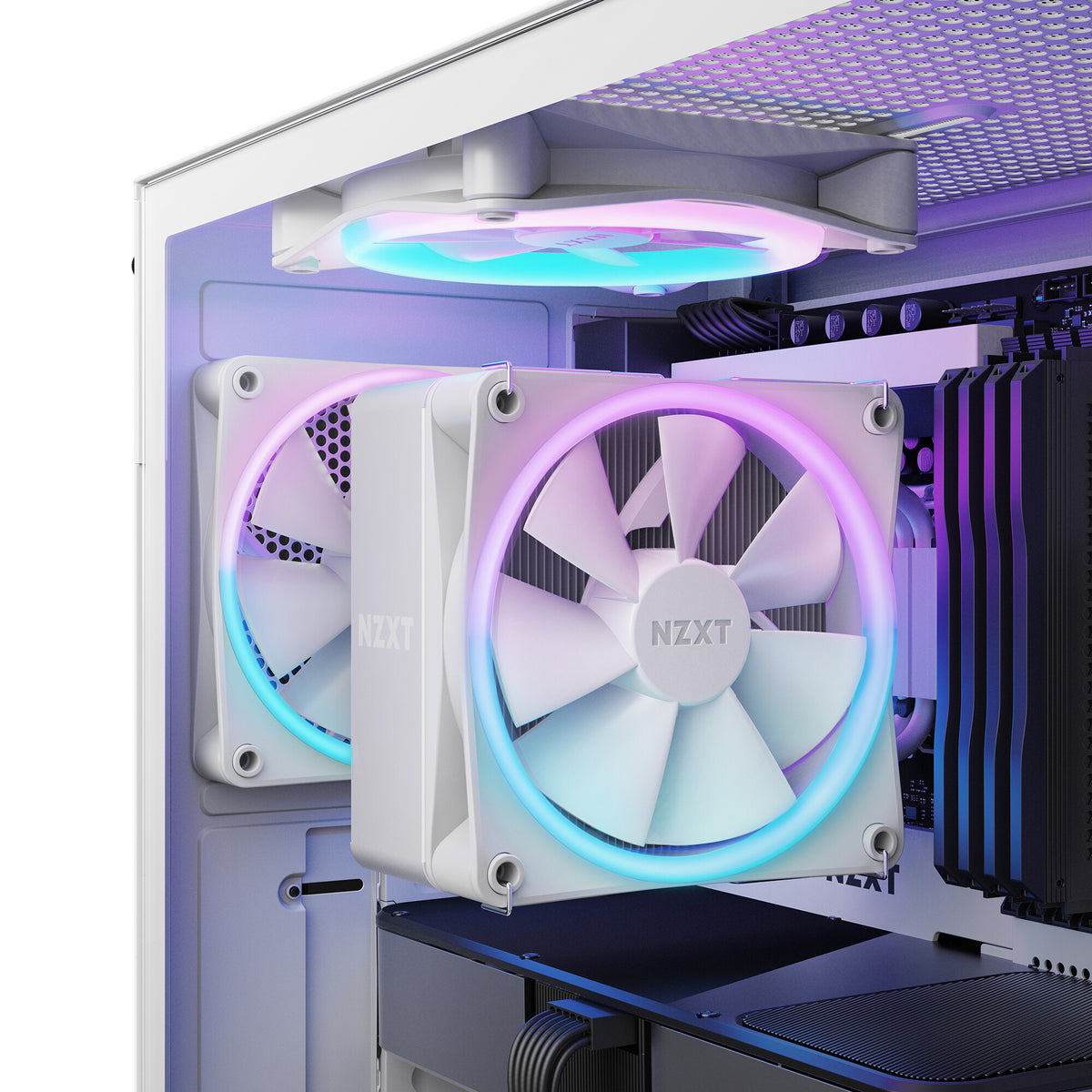 NZXT T120 RGB - Air Processor Cooler in White - 120mm