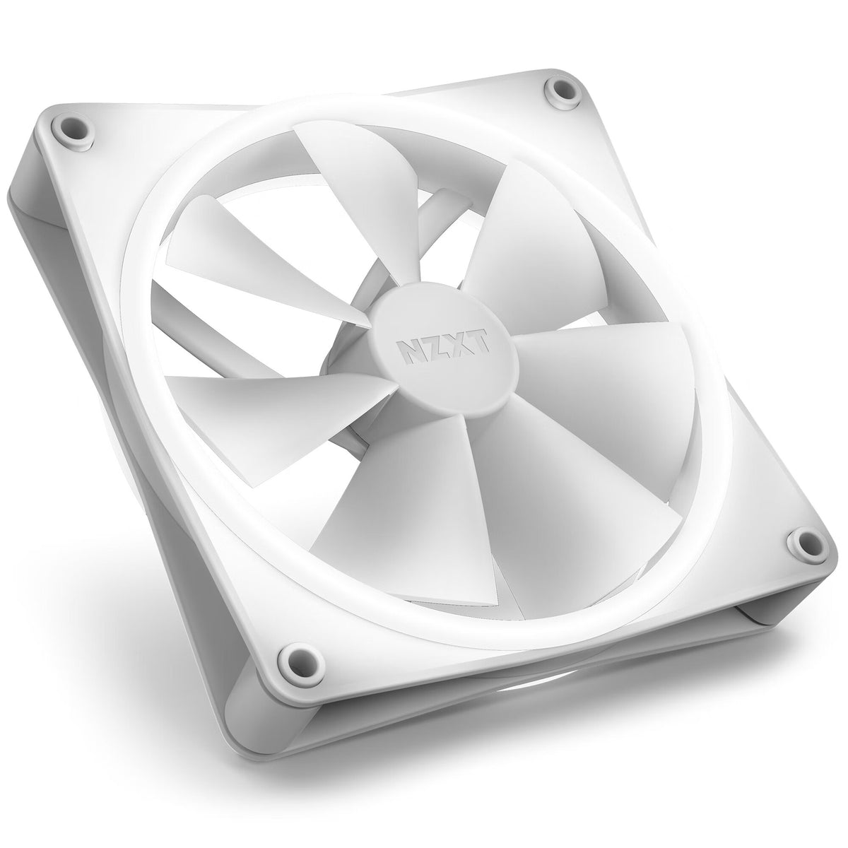 NZXT F120 RGB DUO - Computer Case Fan in White - 120mm