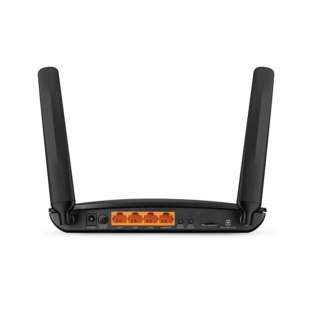 TP-Link TL-MR6400 - Fast Ethernet Single-band (2.4 GHz) 4G wireless router in Black