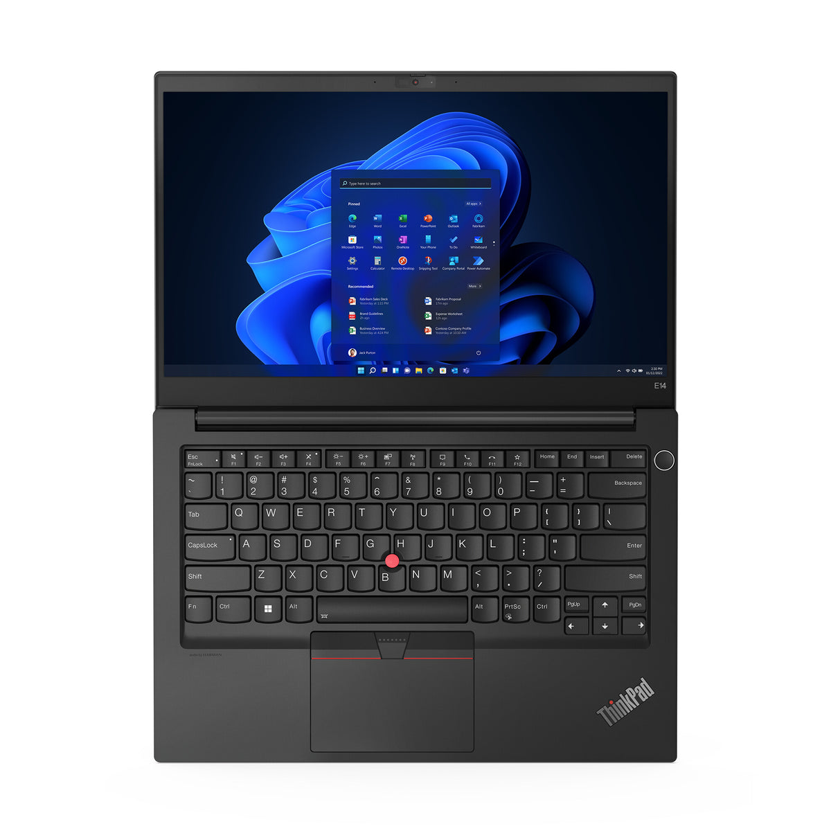 Lenovo ThinkPad E14 Laptop - 35.6 cm (14&quot;) - AMD Ryzen™ 5 5625U - 8 GB DDR4-SDRAM - 256 GB SSD - Wi-Fi 6 - Windows 11 Pro - Black