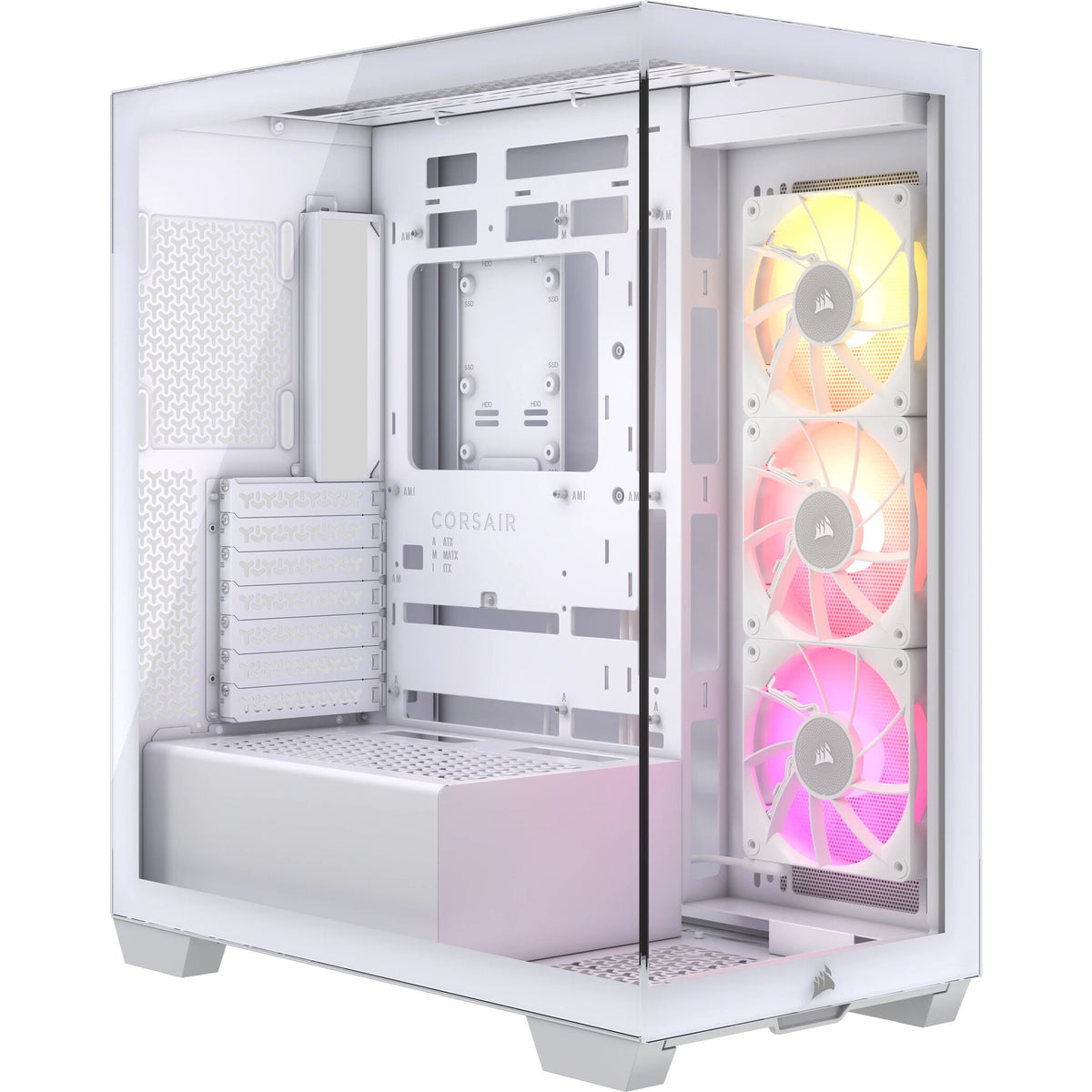 Corsair iCUE LINK 3500X RGB - EATX Mid Tower Case in White