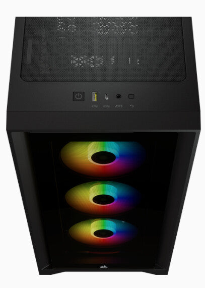 Corsair iCUE 4000X RGB - ATX Mid Tower Case in Black