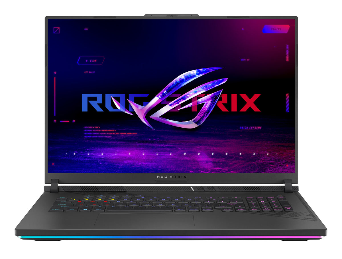 ASUS ROG Strix G18 Laptop - 45.7 cm (18&quot;) - Intel® Core™ i9-14900HX - 32 GB DDR5-SDRAM - 1 TB SSD - NVIDIA GeForce RTX 4070 - Wi-Fi 6E - Windows 11 Home - Black / Grey