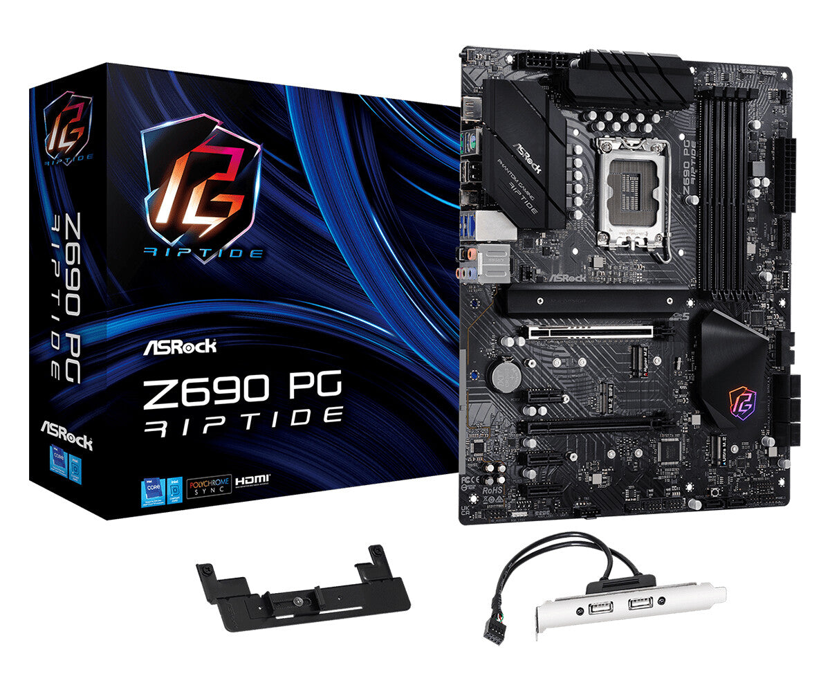 Asrock Z690 PG Riptide ATX motherboard - Intel Z690 LGA 1700