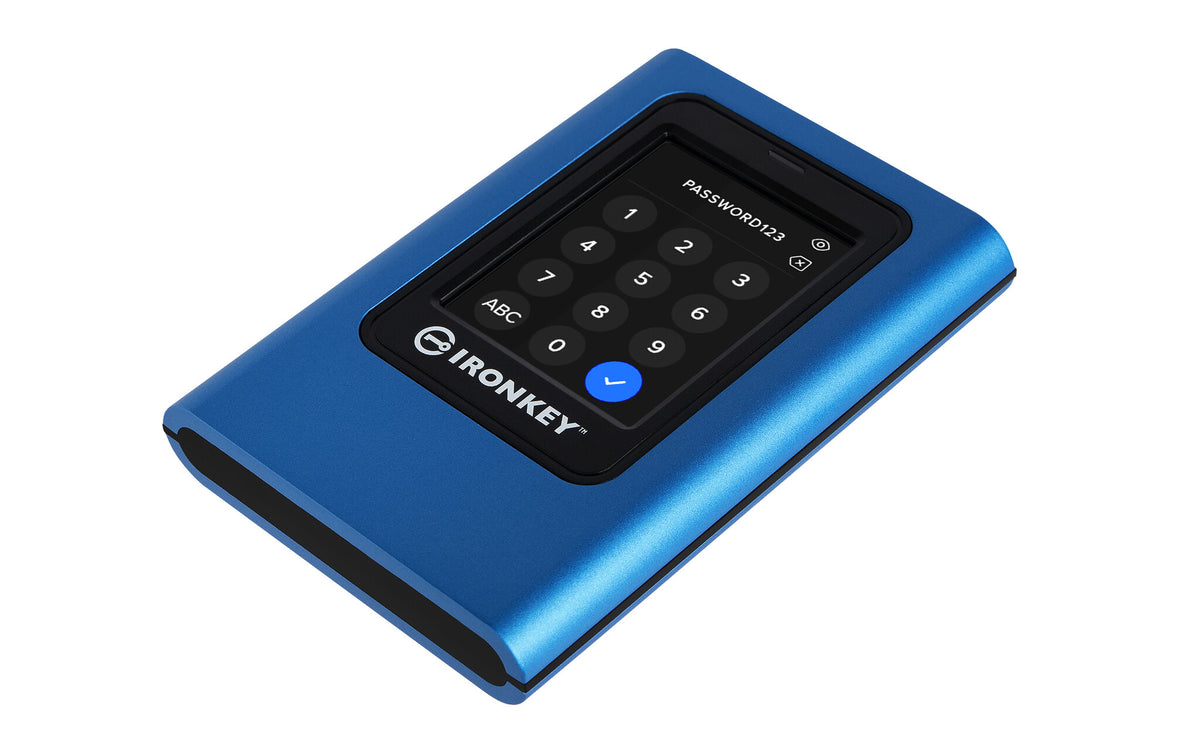 Kingston Technology IronKey Privacy Vault 80ES - Encrypted External SSD -  1.92 TB