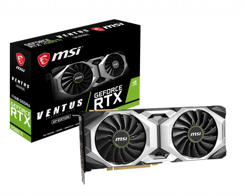 MSI VENTUS &quot;GP Edition&quot; OC - NVIDIA 11 GB GDDR6 GeForce RTX 2080 Ti graphics card