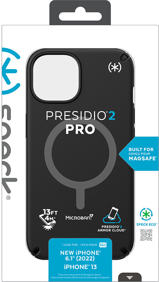 Speck Presidio2 Pro with Magsafe for iPhone 14 in Black