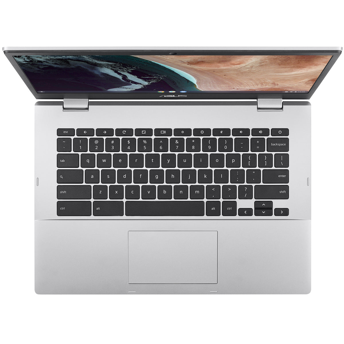 ASUS Chromebook CX1400CKA-EK0078- 35.6 cm (14&quot;) - 64 GB - 4 GB - Wi-Fi 6 - ChromeOS - Silver