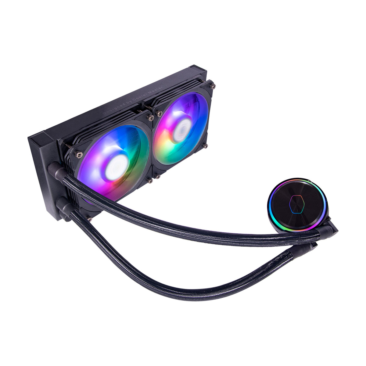 Cooler Master MasterLiquid PL240 Flux - Liquid Processor Cooling Kit in Black - 240mm