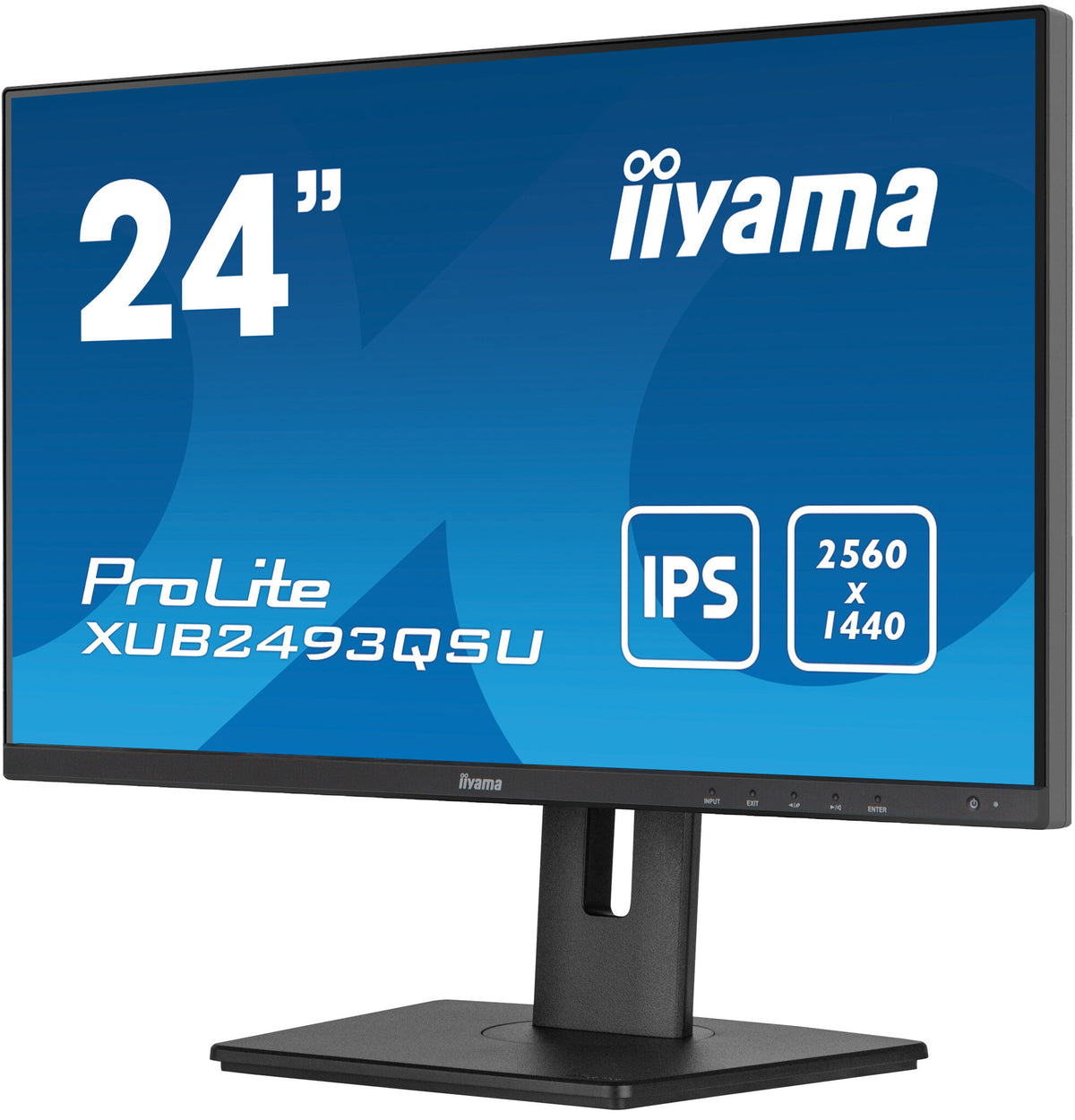 iiyama ProLite XUB2493QSU-B5 - 61 cm (24&quot;) - 2560 x 1440 pixels WQHD LED Monitor