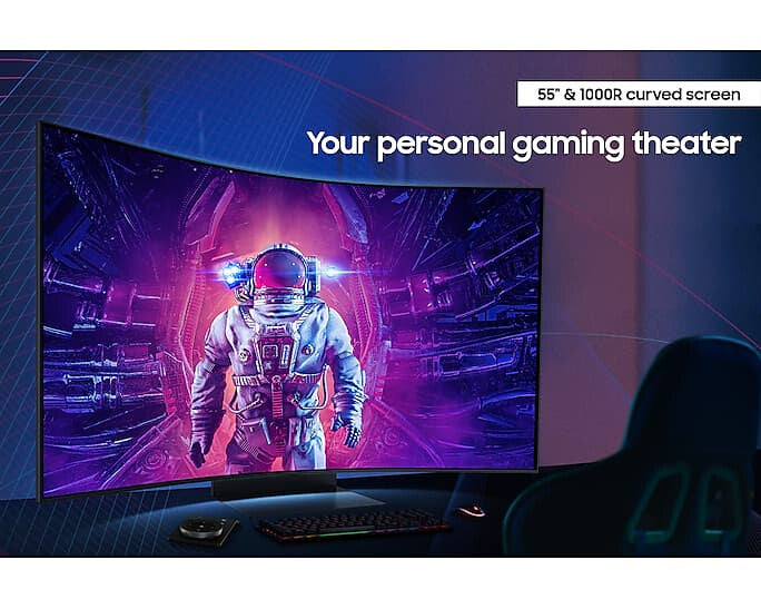 Samsung Odyssey Ark - 139.7 cm (55&quot;) - 3840 x 2160 pixels 4K Ultra HD LED Monitor