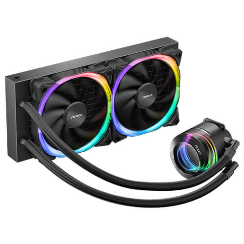 Antec VORTEX 240 ARGB - All-in-one Liquid Processor Cooler in Black - 240mm