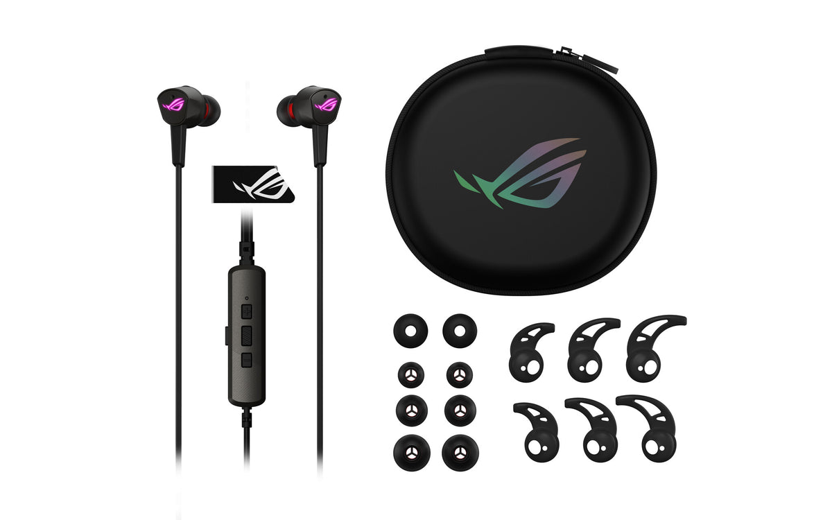 ASUS ROG CETRA II - USB Type-C Wired In-ear Gaming Earbuds in Black