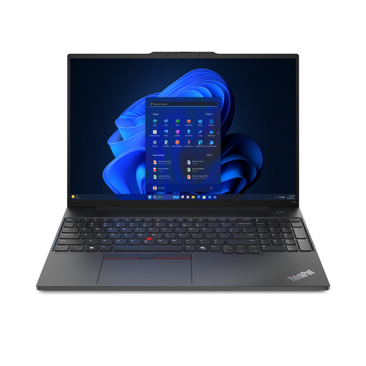 Lenovo ThinkPad E16 Gen 2 Laptop - 40.6 cm (16&quot;) - Intel Core Ultra 7 155H - 16 GB DDR5-SDRAM - 512 GB SSD - Wi-Fi 6E - Windows 11 Pro - Black