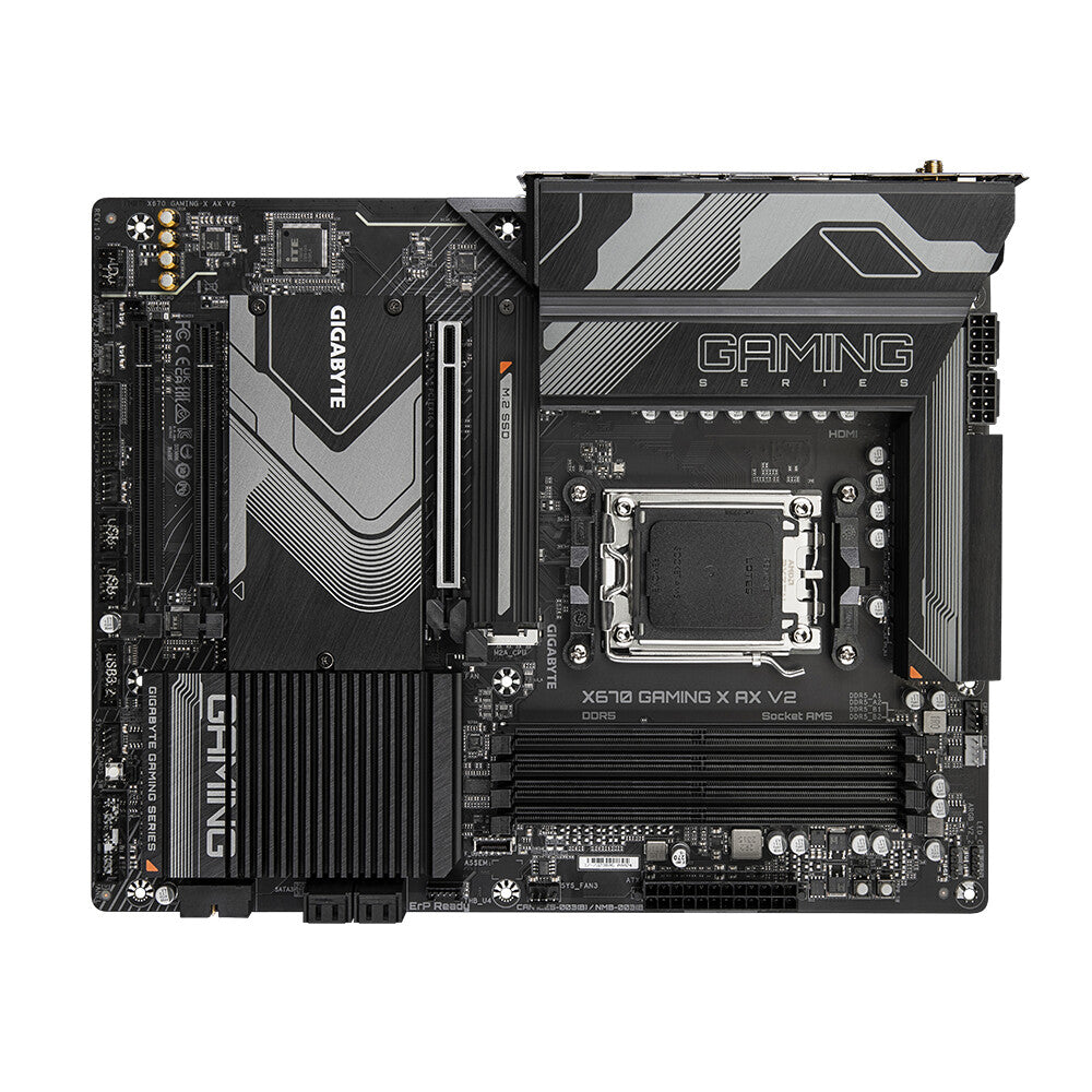 Gigabyte X670 GAMING X AX V2 ATX motherboard - AMD X670 Socket AM5