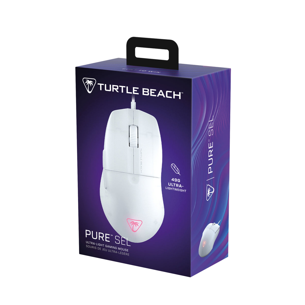 Turtle Beach Pure SEL - Ultra-Light RGB Gaming Mouse in White - 8,000 DPI