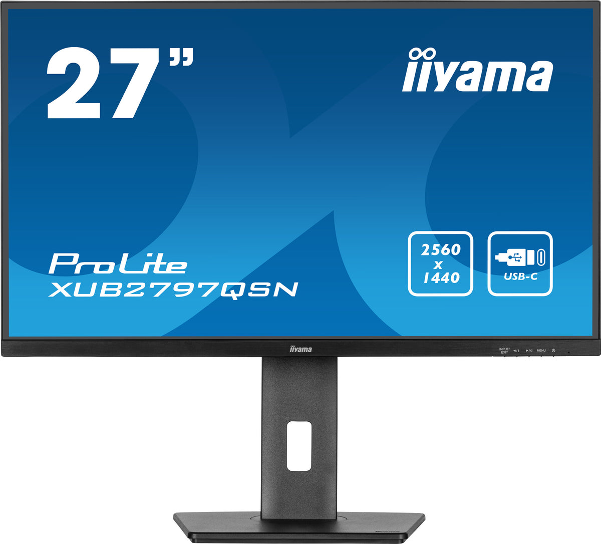 iiyama ProLite XUB2797QSN-B1 - 68.6 cm (27&quot;) - 2560 x 1440 pixels WQHD LED Monitor