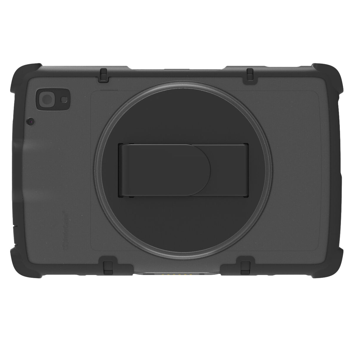 InfoCase Rugged Case with Rotating Hand Strap for Zebra ET40/45 in Black / Transparent