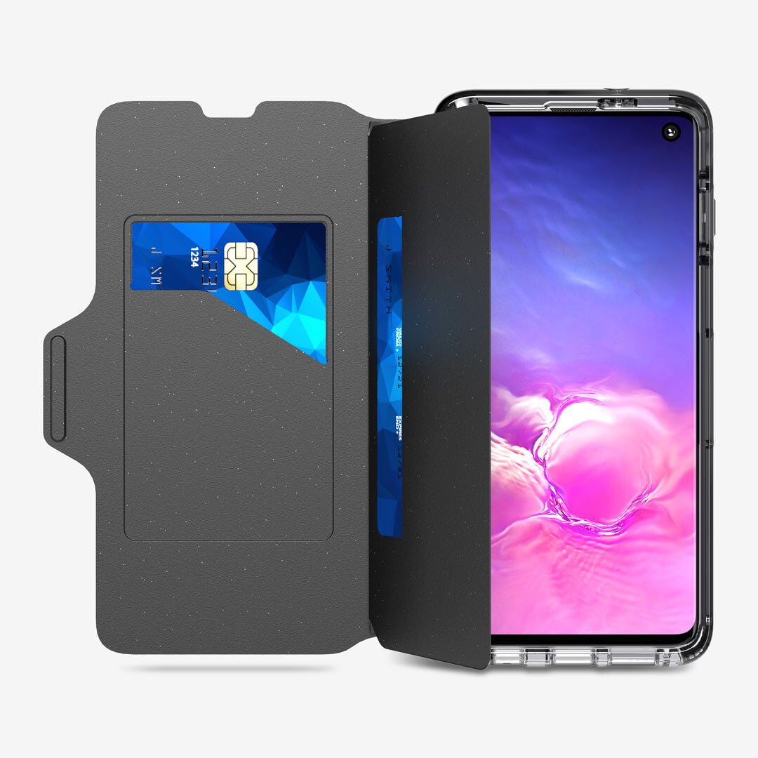 Tech21 Evo Wallet Case for Galaxy S10 in Black