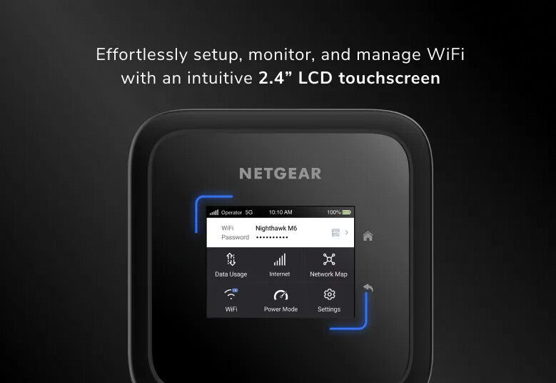 NETGEAR Nighthawk M6 - 5G WiFi 6 Mobile Hotspot Cellular Network Router