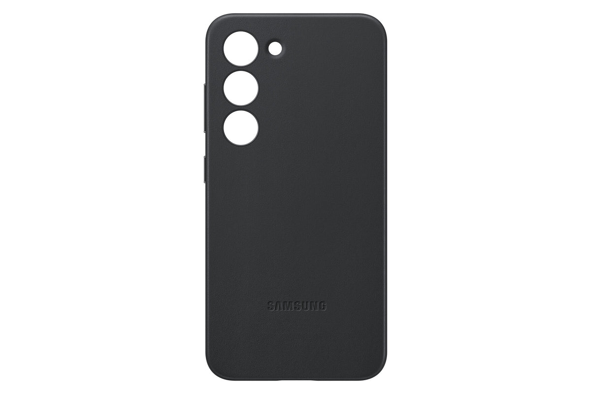 Samsung Leather Case for Galaxy S23 in Black