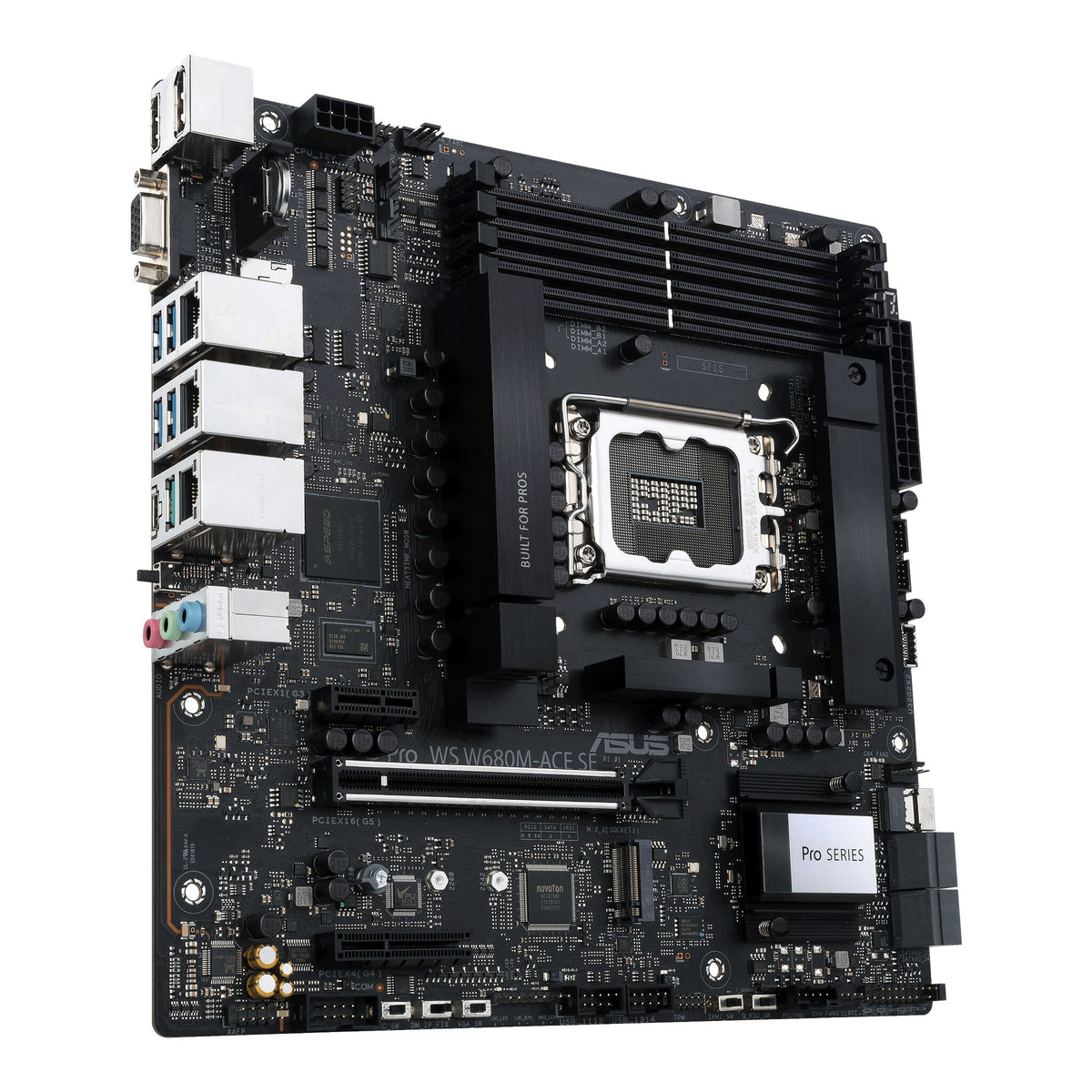 ASUS PRO WS W680M-ACE SE micro ATX motherboard - Intel W680 LGA 1700