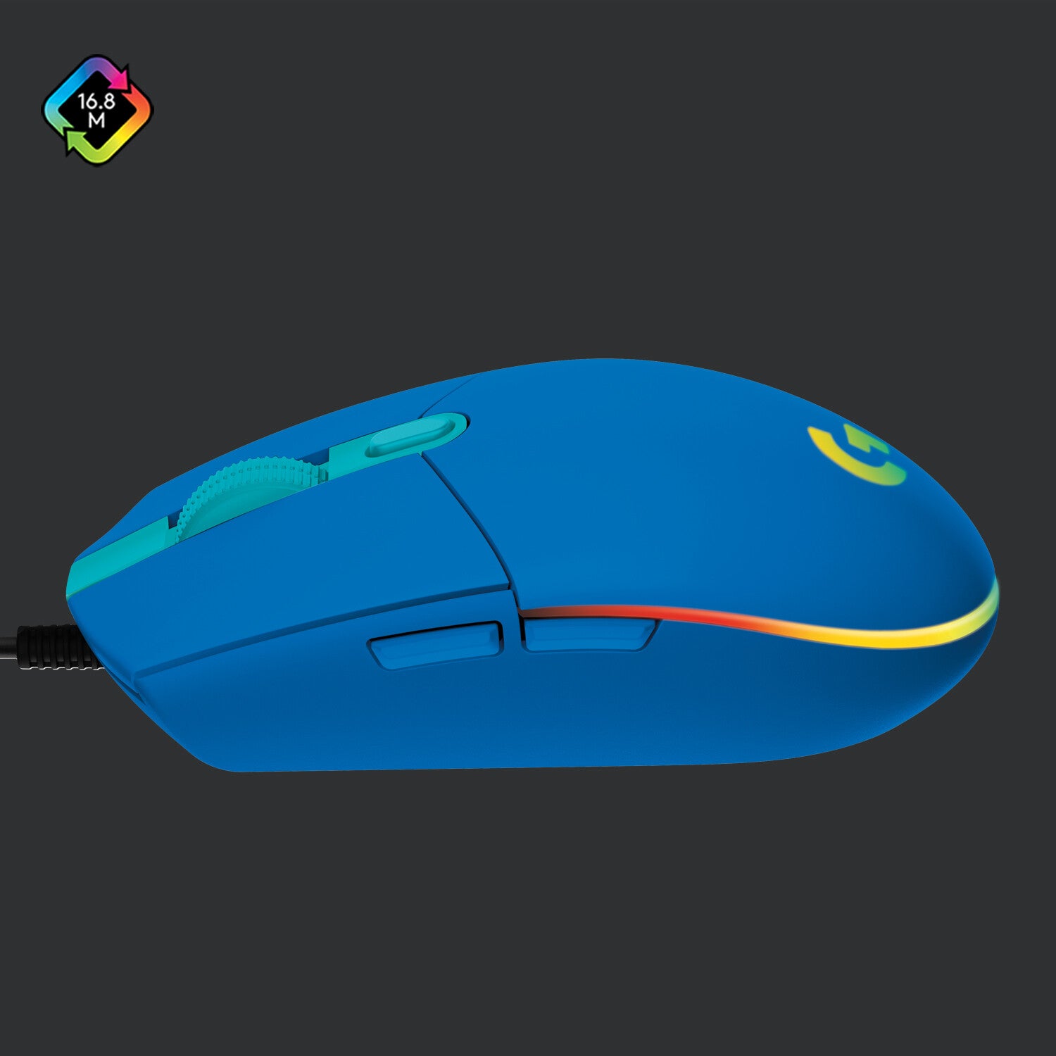 Logitech G - G203 LIGHTSYNC Gaming Mouse in Blue - 8,000 DPI - Clove ...