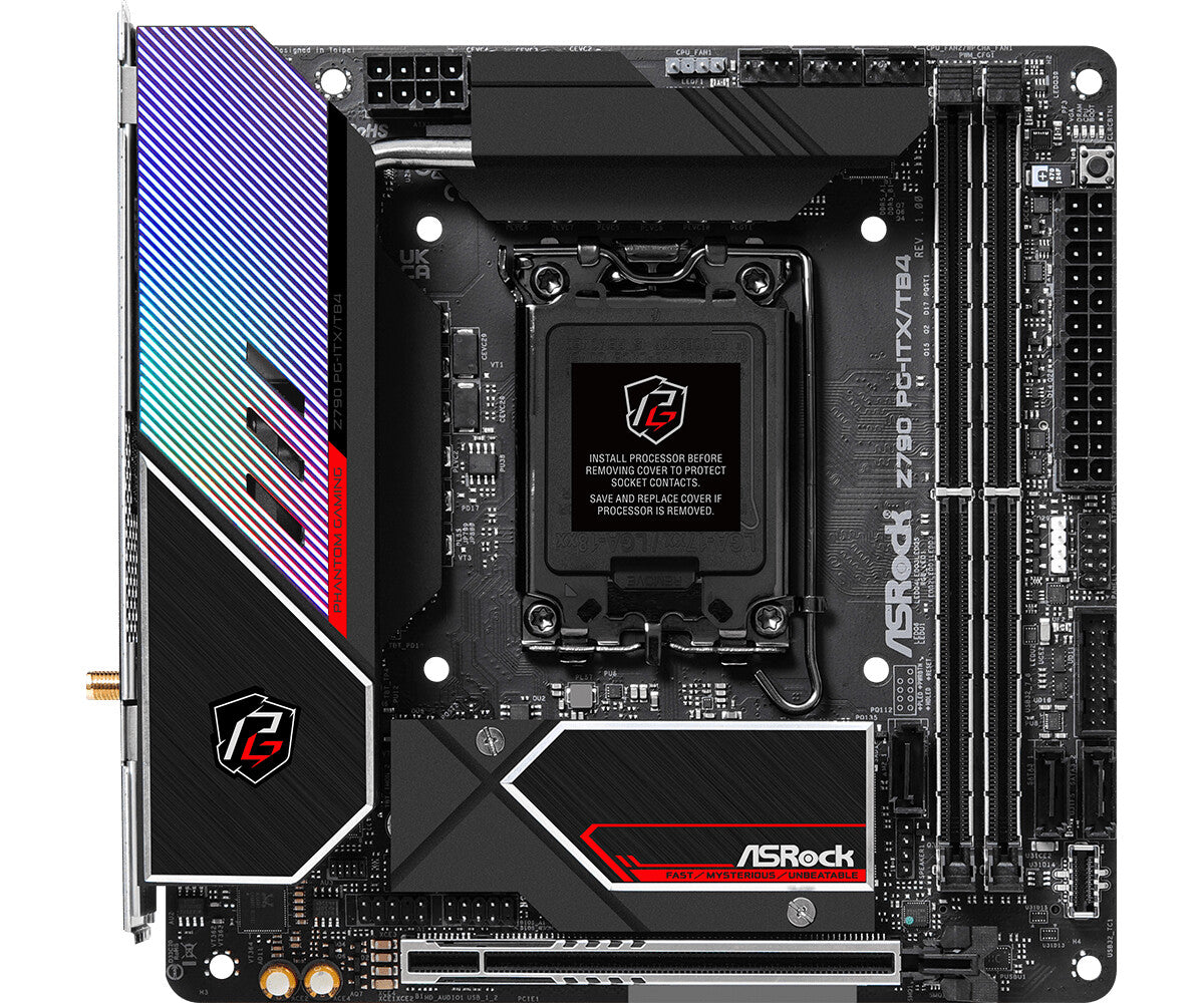 Asrock Z790 PG-ITX/TB4 mini ITX motherboard - Intel Z790 LGA 1700