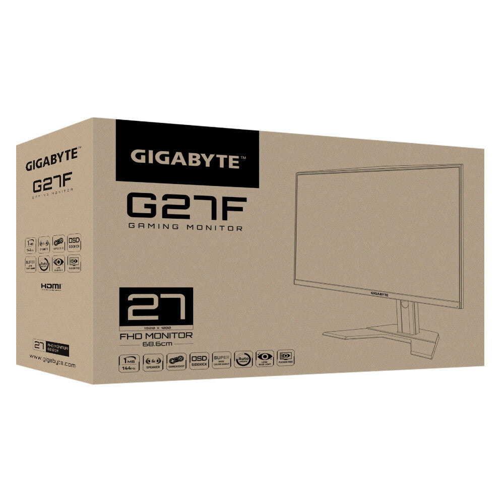 Gigabyte G27F - 68.6 cm (27&quot;) 1920 x 1080p Full HD LCD Monitor