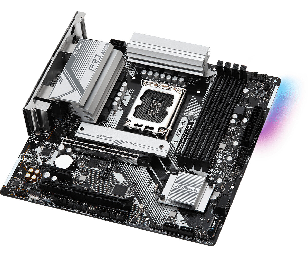 Asrock B760M PRO RS/D4 micro ATX motherboard - Intel B760 LGA 1700