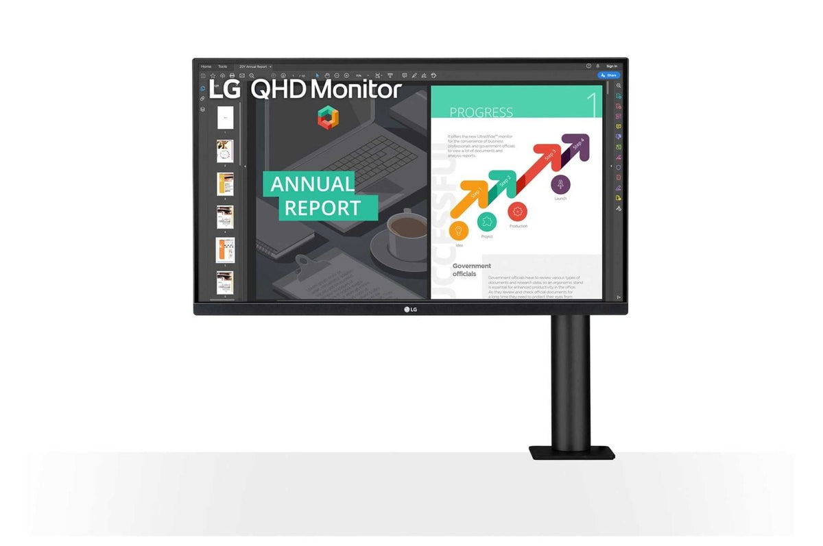 LG 27QN880 Computer Monitor 68.6 cm (27&quot;) 2560 x 1440 pixels Quad HD Black