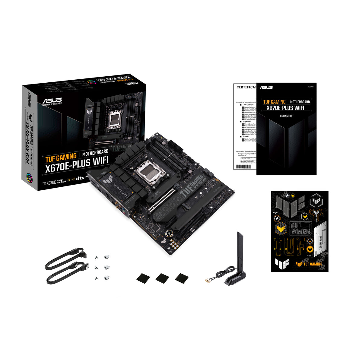 ASUS TUF GAMING X670E-PLUS WIFI ATX motherboard - AMD X670 Socket AM5