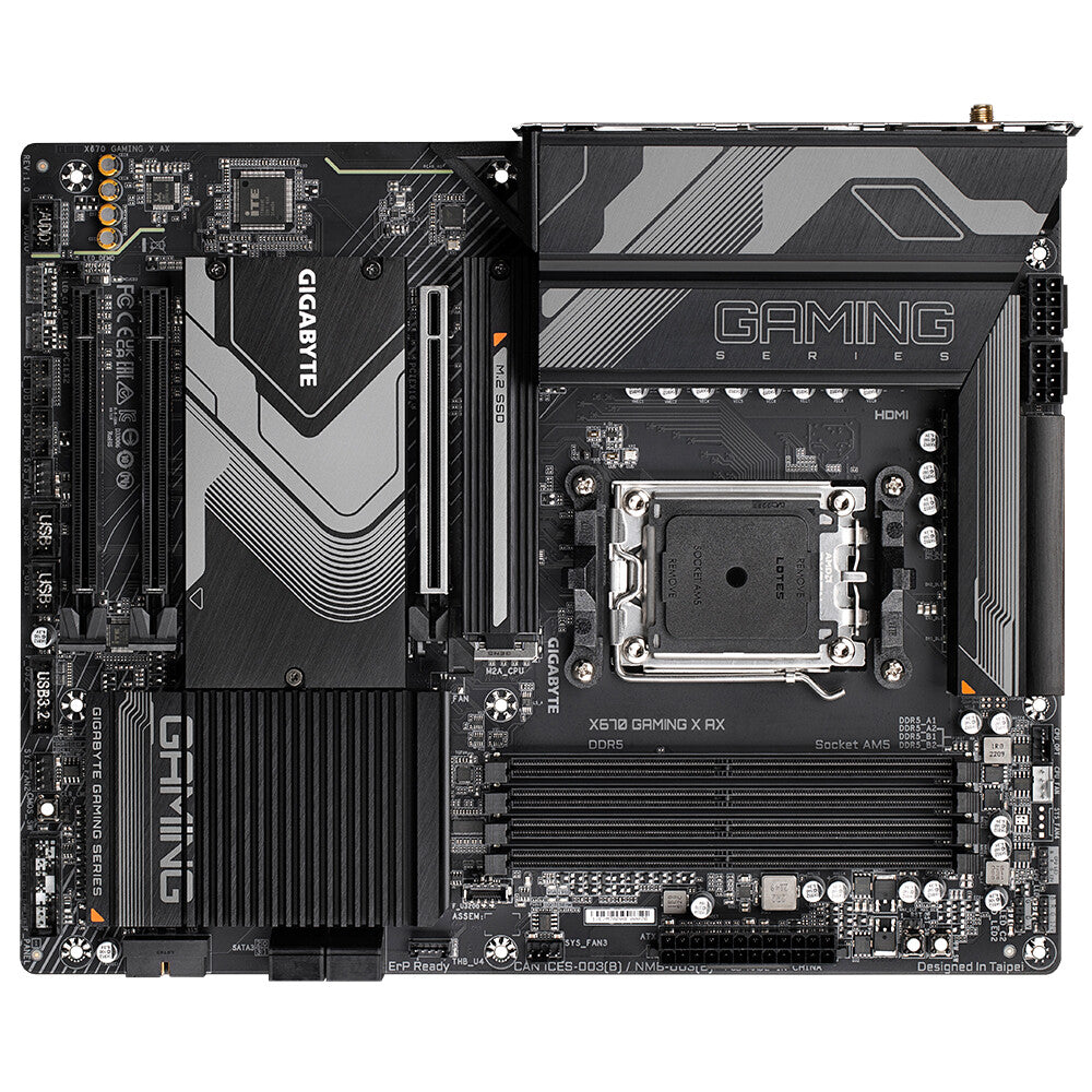 Gigabyte X670 GAMING X AX - AMD X670 Socket AM5 ATX motherboard