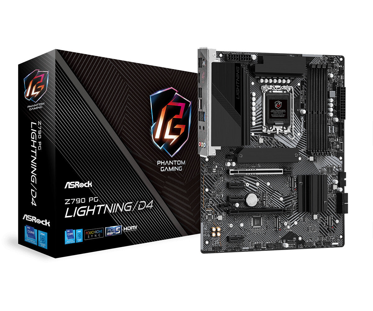 Asrock Z790 PG Lightning/D4 ATX motherboard - Intel Z790 LGA 1700