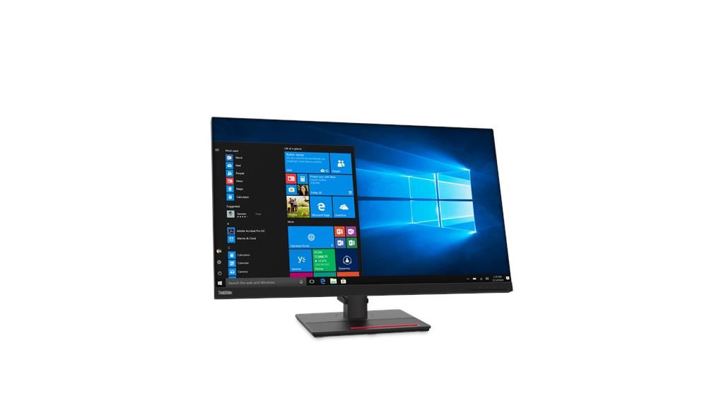 Lenovo ThinkVision T32h-20 81.3 cm (32&quot;) 2560 x 1440 pixels Quad HD LED Black Monitor