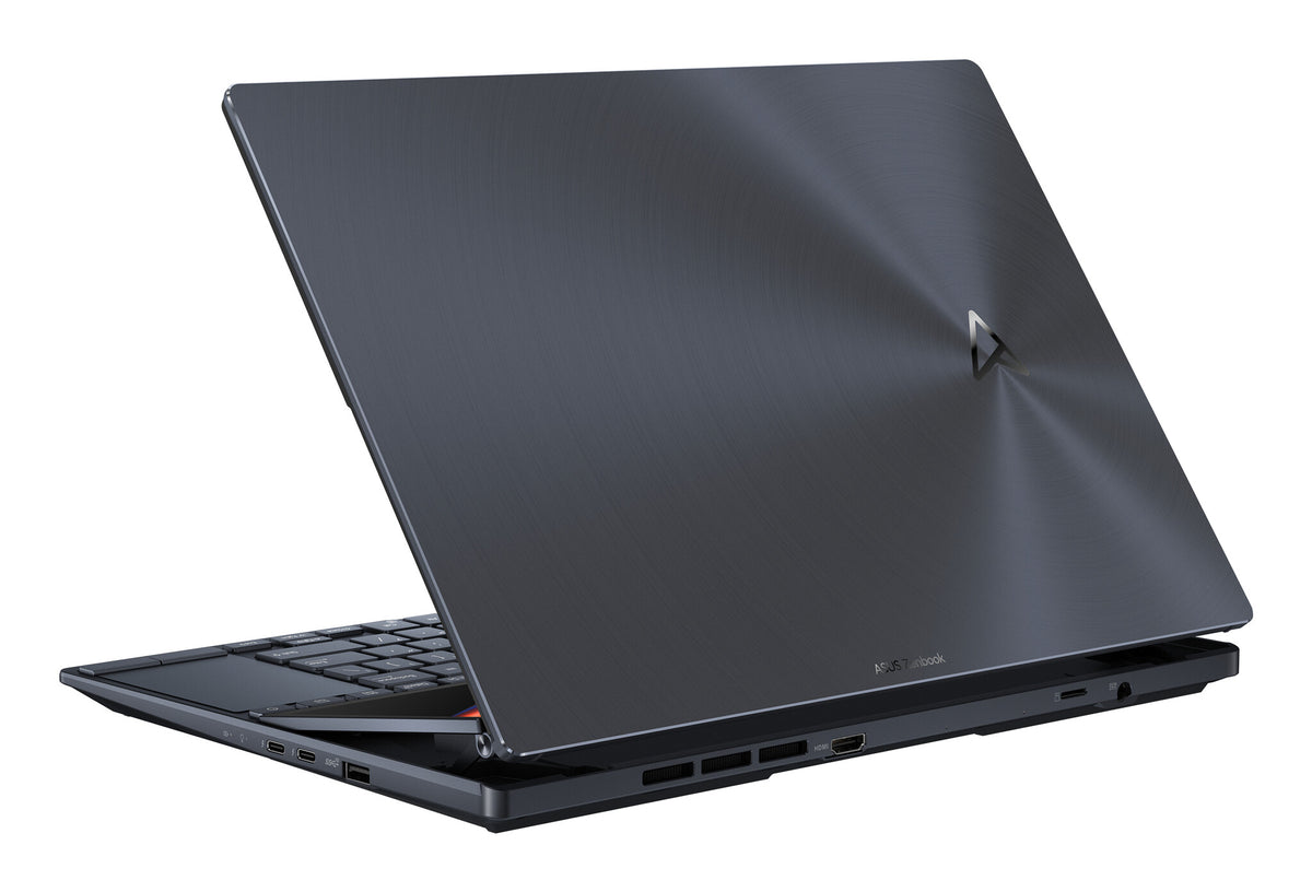 ASUS Zenbook Pro 14 Duo OLED Laptop - 36.8 cm (14.5&quot;) - Touchscreen - Intel® Core™ i9-12900H - 32 GB LPDDR5-SDRAM - 1 TB SSD - NVIDIA GeForce RTX 3050 Ti - Wi-Fi 6E - Windows 11 Home - Black