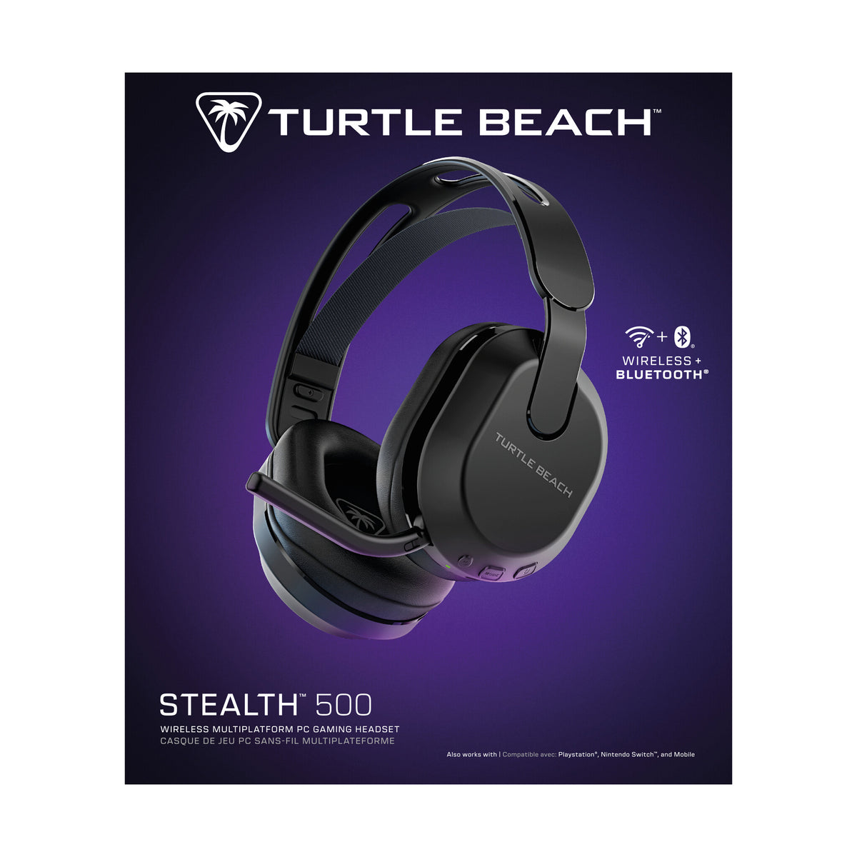 Turtle Beach Stealth 500 - Wireless Bluetooth Gaming Headset in Black