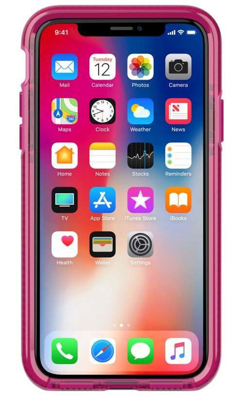 Tech21 Evo Check for iPhone X in Fuchsia