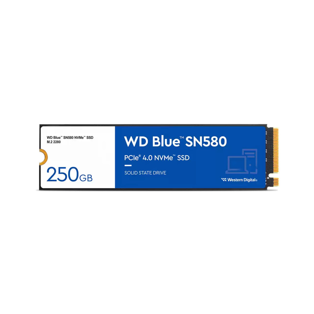 Western Digital Blue SN580 - PCI Express 4.0 TLC NVMe M.2 SSD - 500 GB