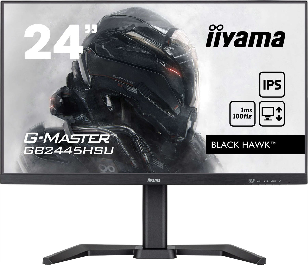 iiyama G-MASTER GB2445HSU-B2 - 60.5 cm (23.8&quot;) - 1920 x 1080 pixels FHD Monitor