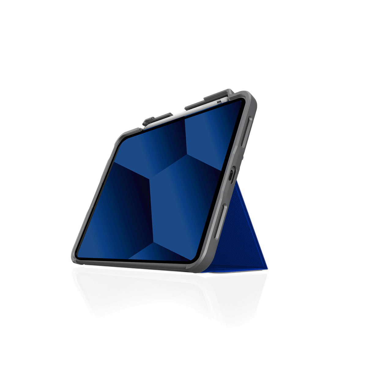 STM Dux Plus Folio Case for 10.9&quot; iPad in Blue / Grey