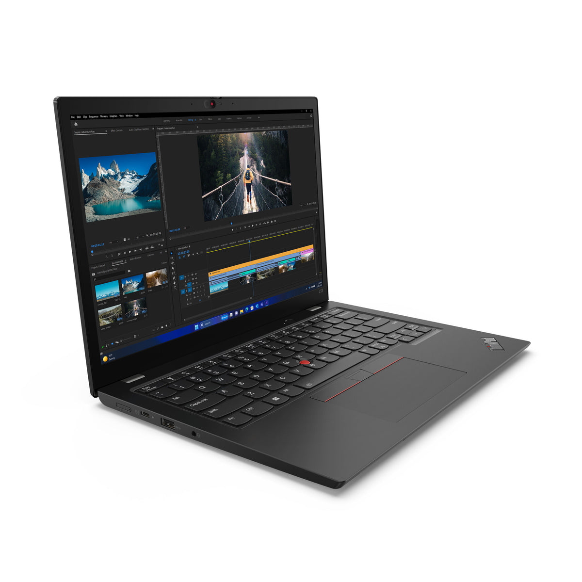 Lenovo ThinkPad L13 Laptop - 33.8 cm (13.3&quot;) - Intel Core Ultra 5 125U - 16 GB LPDDR5-SDRAM - 512 GB SSD - Wi-Fi 6E - Windows 11 Pro - Black