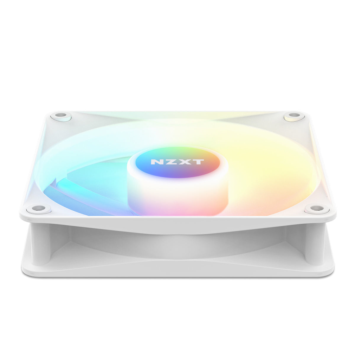 NZXT F120 RGB Core - Computer Case Fan in White - 120mm