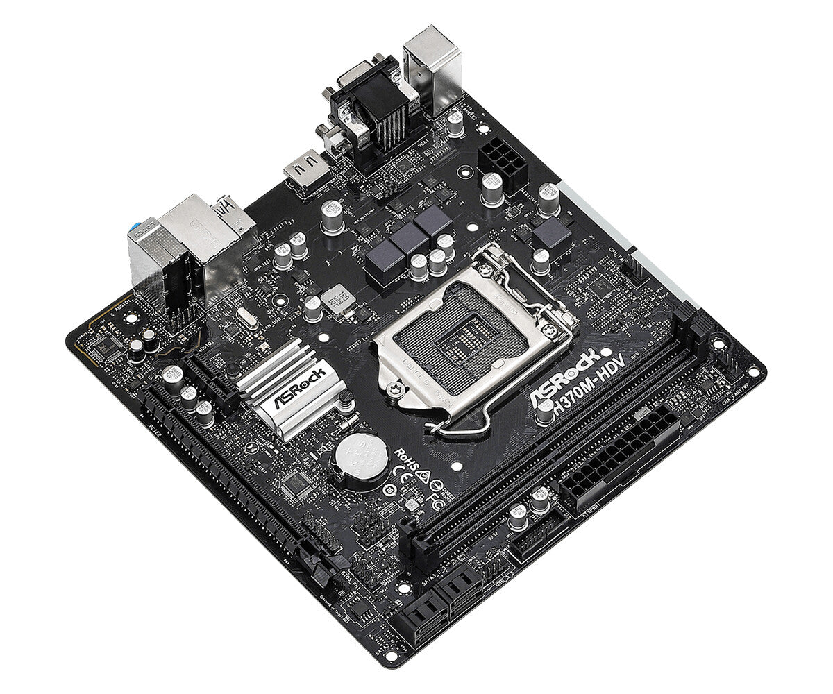 Asrock H370M-HDV micro ATX motherboard - Intel® H370 LGA 1151