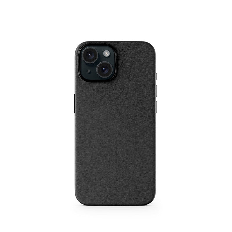 Epico Mag+ Leather Case for iPhone 15 Plus in Black